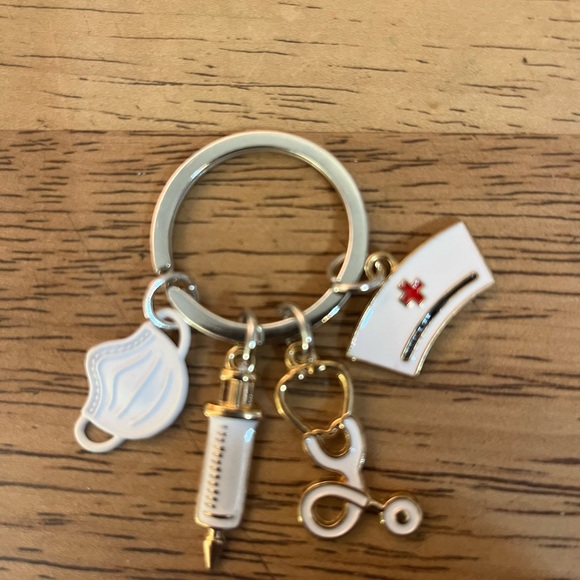 Nurse Charms Keyring - Picture 1 of 1